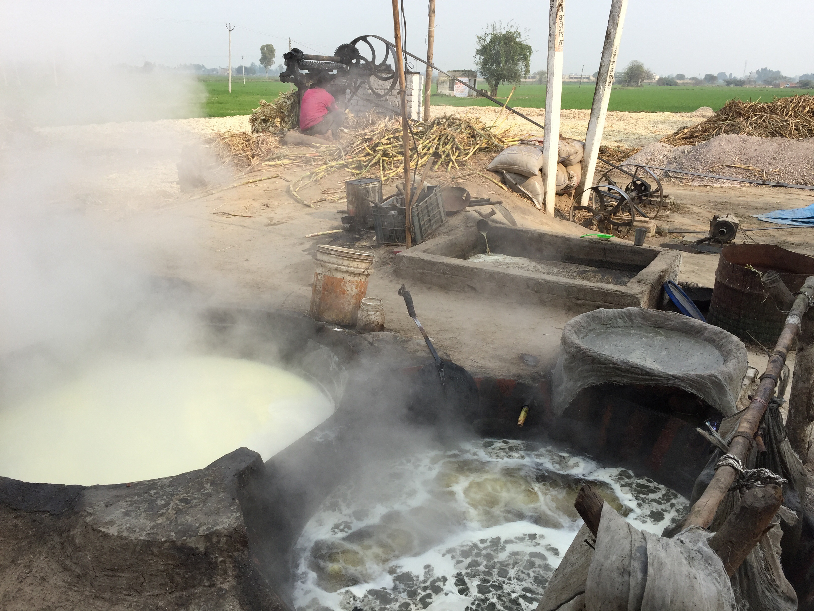 Making Jaggery