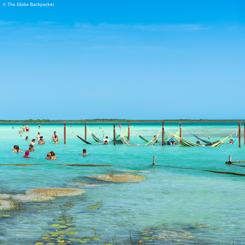 Swimming in the Lagoon of the Seven Colors – Bacalar,&nbsp;Mexico